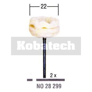 Proxxon 28299 kotúč leštiaci 22x2,35 mm plstený