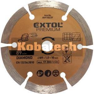 Extol Premium kotúč diamantový, pr. 89x0,98/1,0x10mm, pre pílu kotúčovú 8893022, 8893022F