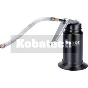 Extol Craft Olejnička kovová, 170ml, dávkovanie pumpičkou, flexibilná kovová hadička, 9621