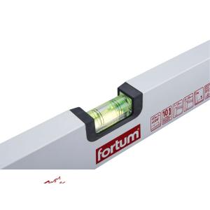 Fortum Vodováha hliníková 2000mm, 2 libely, presnosť 0,5mm/1m, plastové koncovky, 4783590
