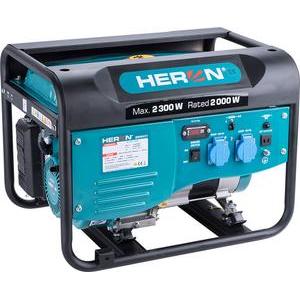 Heron Elektrocentrála rámová benzínová 230V, 2,3kW, 5,5HP, 8896411