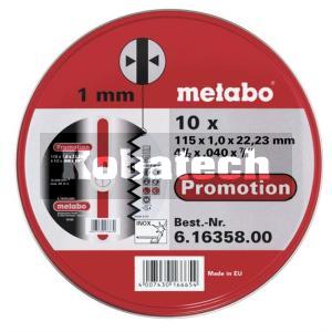 Metabo Rezný kotúč Promotion 115x1,0x22,23 Nerez TF 41-10ks
