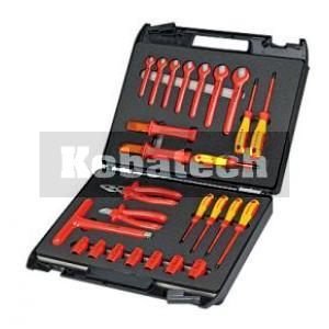 Knipex 98 99 12 Štandardný kufor s náradím VDE pre elektrikárov - 26 dielny