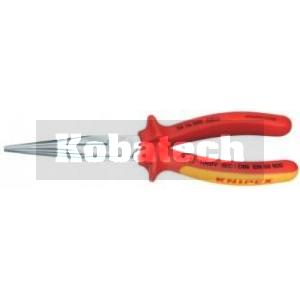 Knipex Kliešte VDE 200 mm pologuľaté s bočným cvikom 1000V, 2616200