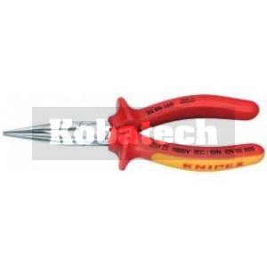 Knipex Kliešte VDE 160 mm pologuľaté s bočným cvikom 1000V, 2506160