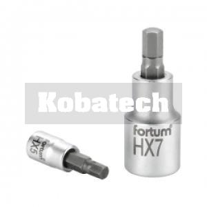 Fortum gola hlavica zástrčná, 1/4" imbus HX5, 4701605