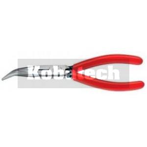 Knipex Kliešte 160 mm pologuľaté vyhnuté s bočným cvikom