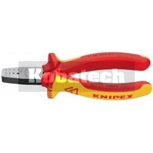 Knipex Kliešte lisovacie VDE 145mm na koncové dutinky, 9768145A