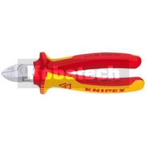 Knipex Kliešte VDE bočné štikacie s odizolovaním 1000V, 1426160