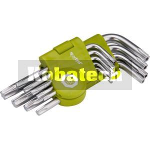 L-kľúče TORX krátke, sada 9ks, T10-15-20-25-27-30-40-45-50, 66010