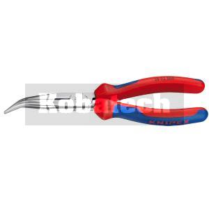 Knipex Kliešte s polguľatými čelusťami zahnuté s cvikom 200mm 