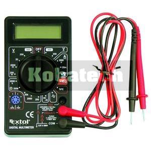 Extol Craft Multimeter digitálny (U,I,R), 600011