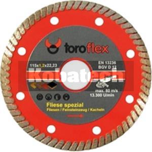 Toroflex kotúč diamantový 115x1,2x22,2 mm  Turbo 26815