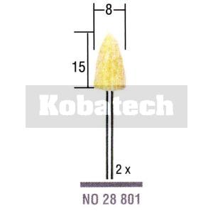 Proxxon 28801 kotúč leštiaci 8x15x2,35 mm plstený kužeľ