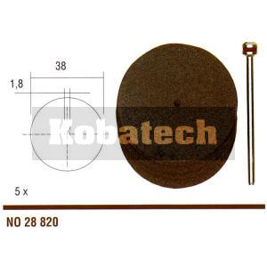 Proxxon Rezné kotúče 38x0,7 mm /5 ks + upínacia stopka 28820