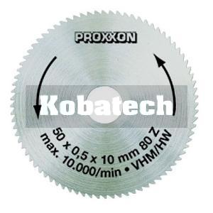 Proxxon pílový kotúč tvrdokov 50x0,5x10 mm Z 80,  28011