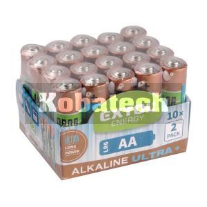 Extol Energy batéria 1,5V alkalická typ AA/LR6/ 20 ks , 42013