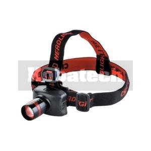 Lampa čelová 3W CREE LED so ZOOM funkciou, 3 režimy svietenia, 43100