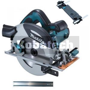 MAKITA HS6101J+195839-5+194367-7 kotúčová píla 1100W s vodiacou lištou a adaptérom v boxe