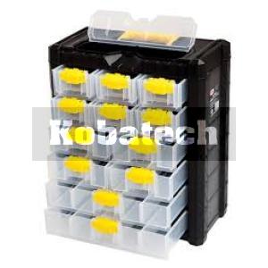 PROMA plastový 12 zásuvkový organizér KO-18BY, 06090009 