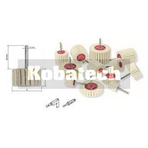 Kotúč lamelový 50x30-6mm LKF plstený so stopkou, 11434