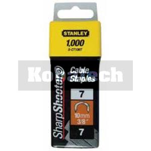 Stanley 12mm spony kabelové 7CT100 1000ks, 1-CT108T