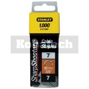 Stanley 10mm spony kabelové 7CT100 1000ks, 1-CT106T