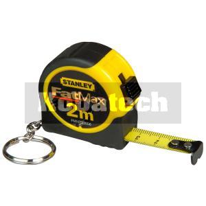 Stanley Meter zvinovací 2 m, pogumovaný ( kľúčenka ) FMHT1-33856