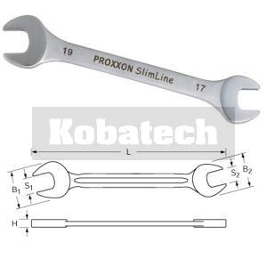Proxxon kľúč vidlicový 10x13 mm Slim-Line obojstranný, 23838