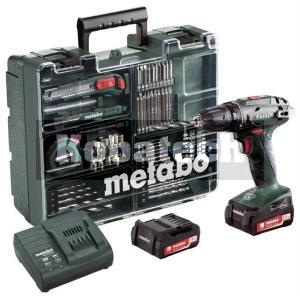 Metabo BS14,4 Set-14,4-Voltová Akumulátorová vŕtačka so skrutkovačom, 602206880