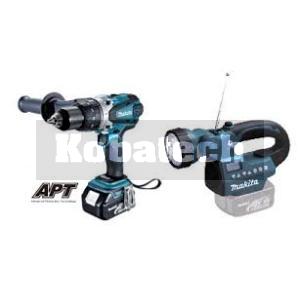 Makita DDF458RF3J aku skrutkovač 18 V + 3 aku batérie,+ Led svietidlo DMR050