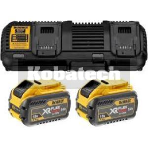 DeWALT DCB132T2 Flexvolt nabíjačka + 2x Flexvolt akumulátor 54 V