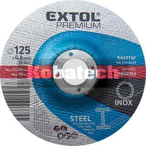 Extol Premium Kotúč rezný 125x0,8x22,2 mm na kov a nerez, 8808152