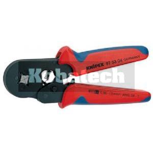 Knipex Kliešte 97 53 04 k lisovaniu dutiniek automatické 180 mm