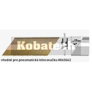 Extol Premium klince 3,05x75 mm / 480 ks pre klincovačku pneumatickú NF2 8865042, 8862604