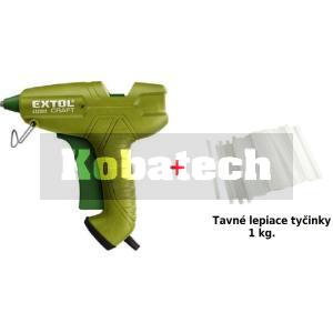 Extol Craft Pištoľ lepiaca tavná, 65W + tavné tyčinky pr.11.2mm / 1 kg. 9901A , 422002 +TT