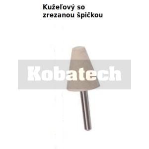 Kotúč plstený 10x19-3mm KF kužeľový zrez.špic so stopkou, 11802