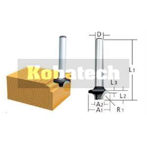 Makita fréza na zaoblené hrany 20x6 mm R-4 mm D-09357