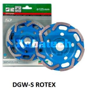 Distar Diamantový kotúč brúsny 125x22,2 mm DGW - S  ROTEX 16915067010 