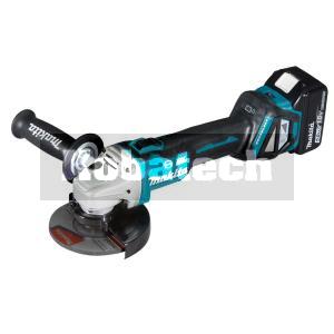 Makita Brúska uhlová 125mm AKU Li-ion 18V 5,0Ah, DGA513RTJ