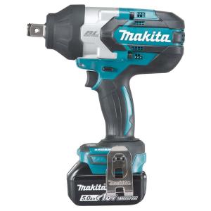 Makita Uťahovač rázový  3/4" 18V 5,0 Ah AKU Li-ion 1050 Nm, DTW1001RTJ