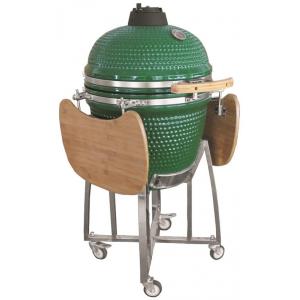 Strend Pro Gril Kamado Egg 21", priemer 46,7 cm, gril výška 91 cm, zelený, 130x73x122 cm, 2212435