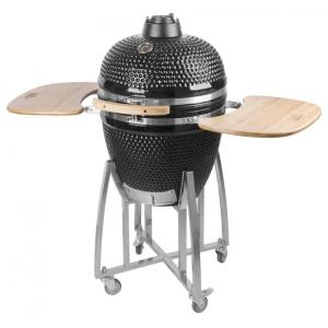 Strend Pro Gril Kamado Egg 21", priemer 46,7 cm, gril výška 91 cm, čierny, 130x73x122 cm, 2212372