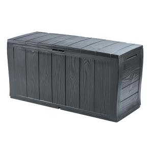 Keter Box úložný SHERWOOD 270L, antracit, 117x45x57,5 cm, 