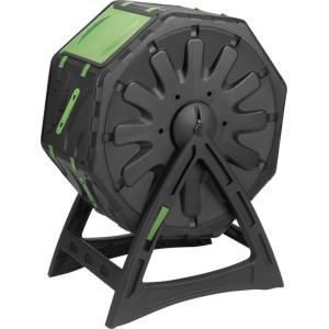 Strend Pro Komposter Garden, bubnový, 70 lit., čierny, 55,5x36x72 cm, 255605