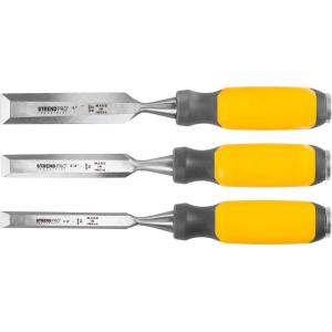 Strend Pro Premium Sada dlát na drevo, 12-19-25 mm, 233493