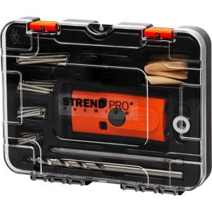 Strend Pro Sada Premium, na vŕtanie otvorov pre šikmé kolíkové spoje, pre stolárov, 55 ks, 2173617