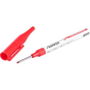 Strend Pro Značkovač hĺbkový, červený, extra dlhý hrot, 2220661