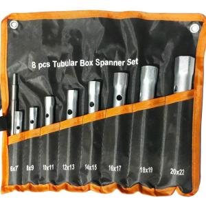 Strend Pro Kľúč 6x7-20x22 mm, trúbkový, obojstranný, Zn, set 8 ks, 2312024 