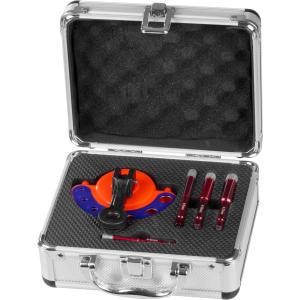 Strend Pro Sada diamantových vyrezávacích koruniek 6-8-10-12 mm, 1/4" Hex profi, so šablónou, 227758 